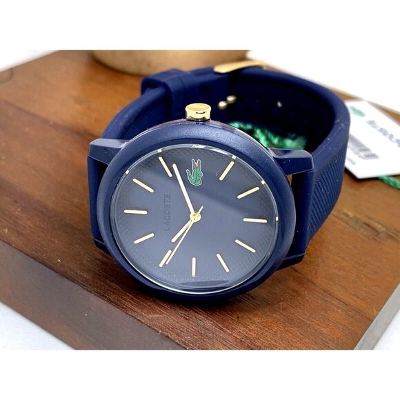 Lacoste Women's Watch 2001271 12.12 Quartz Blue Dial Rubber Band 36mm - Picture 7 of 13